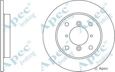 APEC BRAKING dsk2367 -  Тормозной диск